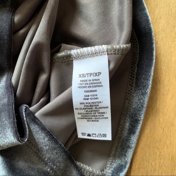 NWT Dynamite Velvet Crossover Long Sleeve Dress - Picture 5 of 9